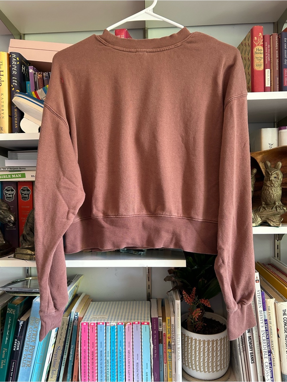 Old Navy Dusty Rose Crewneck Sweatshirt - Picture 4 of 7